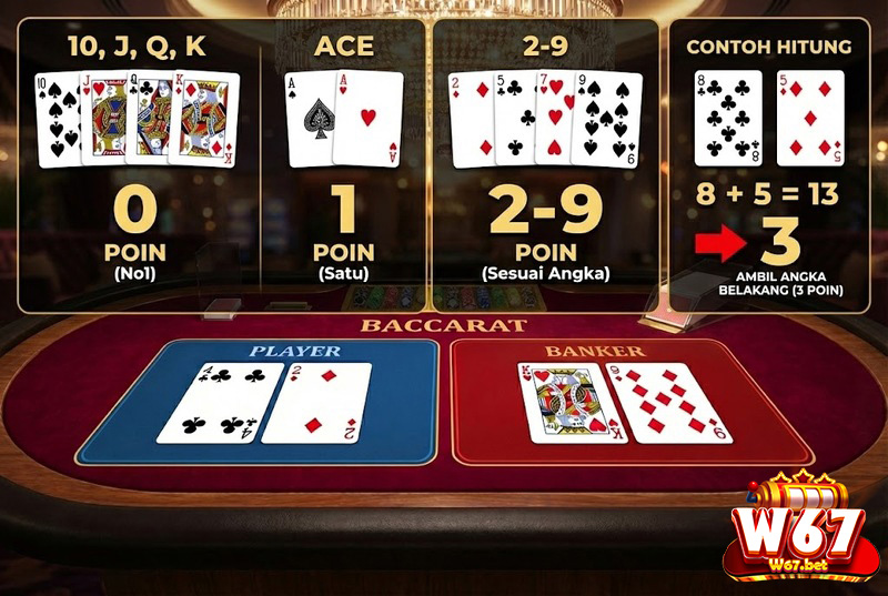Baccarat – Raja Kasino, Kelas Bangsawan di Meja Taruhan! 2 How to Play Baccarat Card Game – Aturan Main dan Cara Hitung Poin